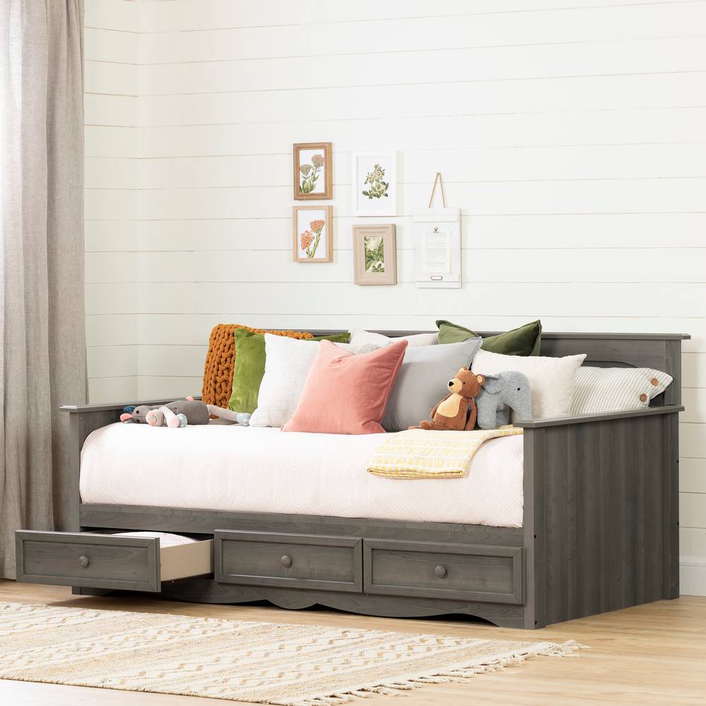 South Shore Savannah Daybed With 3 Storage Drawers South