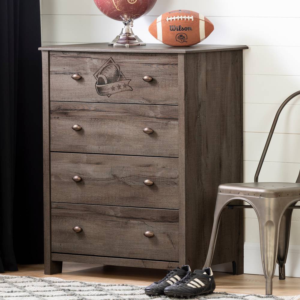 South Shore Asten Football 4 Drawer Chest South Shore Furniture